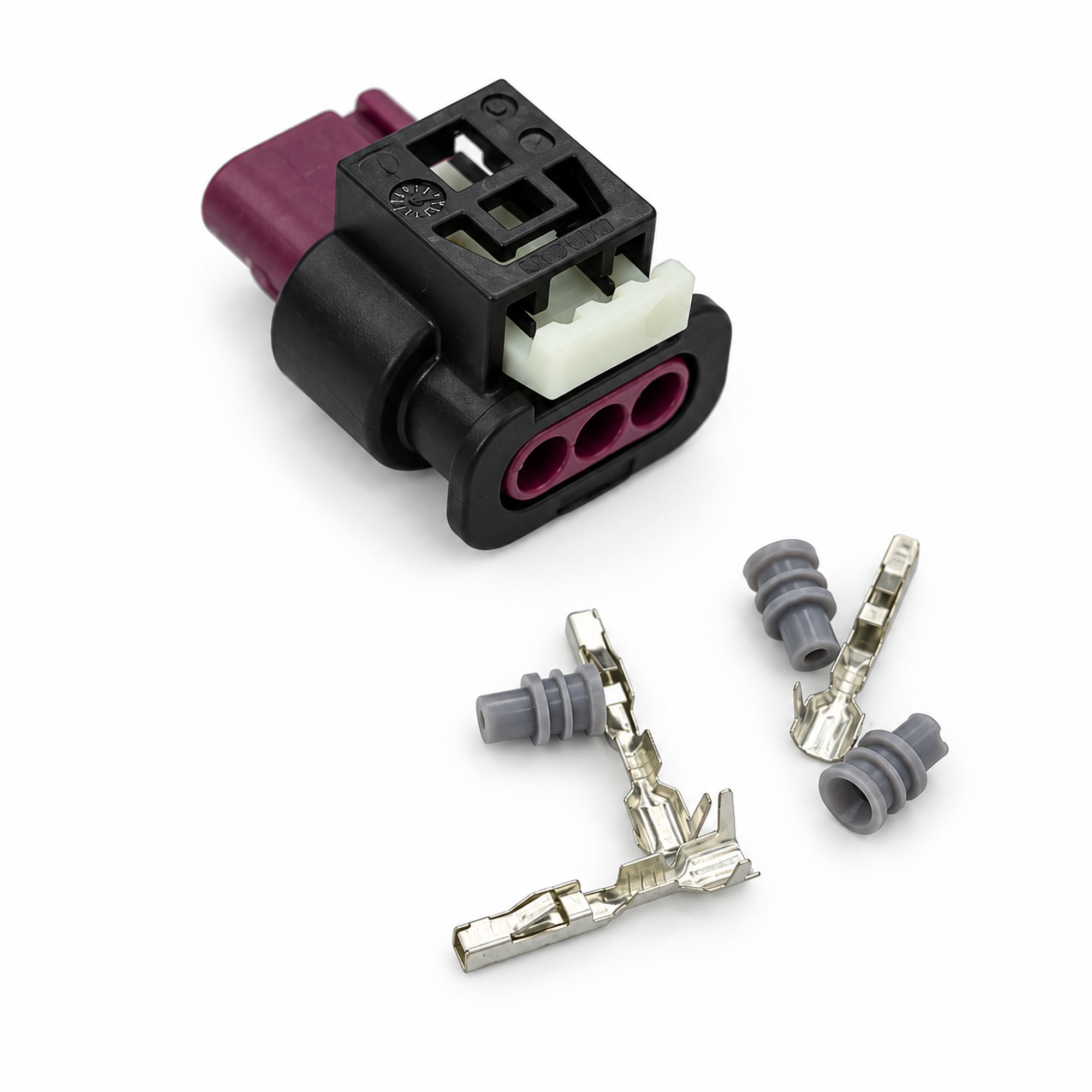 Parking Sensor Plug 3 Pin Connector A0225452626 805-121-504 for Benz BMW PDC – E325-3pin – image 1