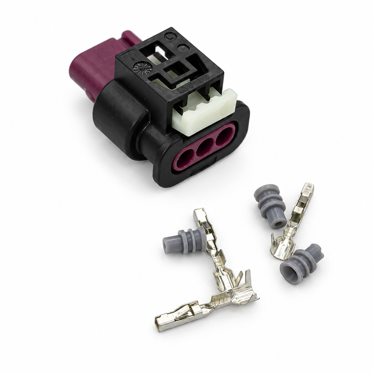 Parking Sensor Plug 3 Pin Connector A0225452626 805-121-504 for Benz BMW PDC – E325-3pin – image 1