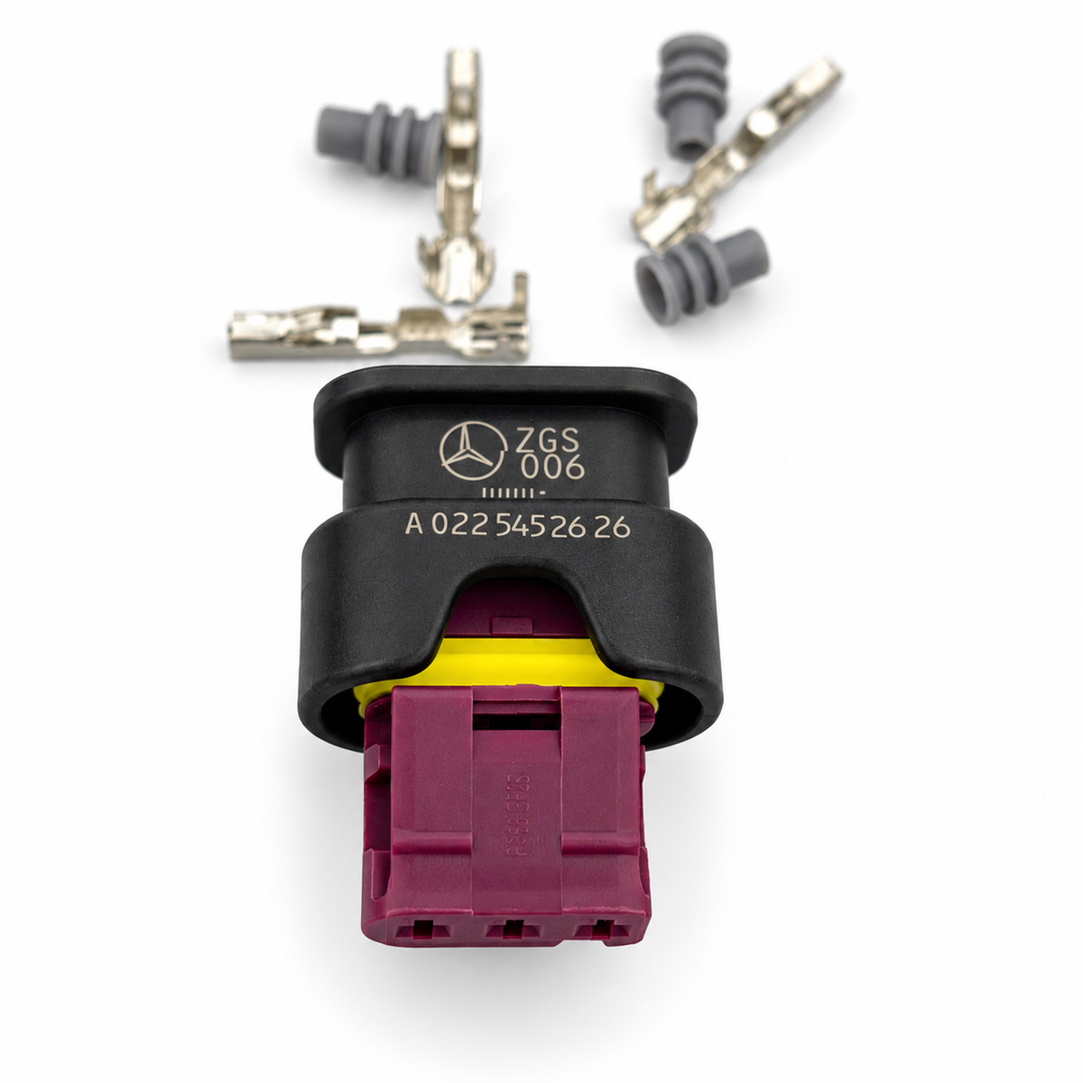 Parking Sensor Plug 3 Pin Connector A0225452626 805-121-504 for Benz BMW PDC – E325-3pin – image 2
