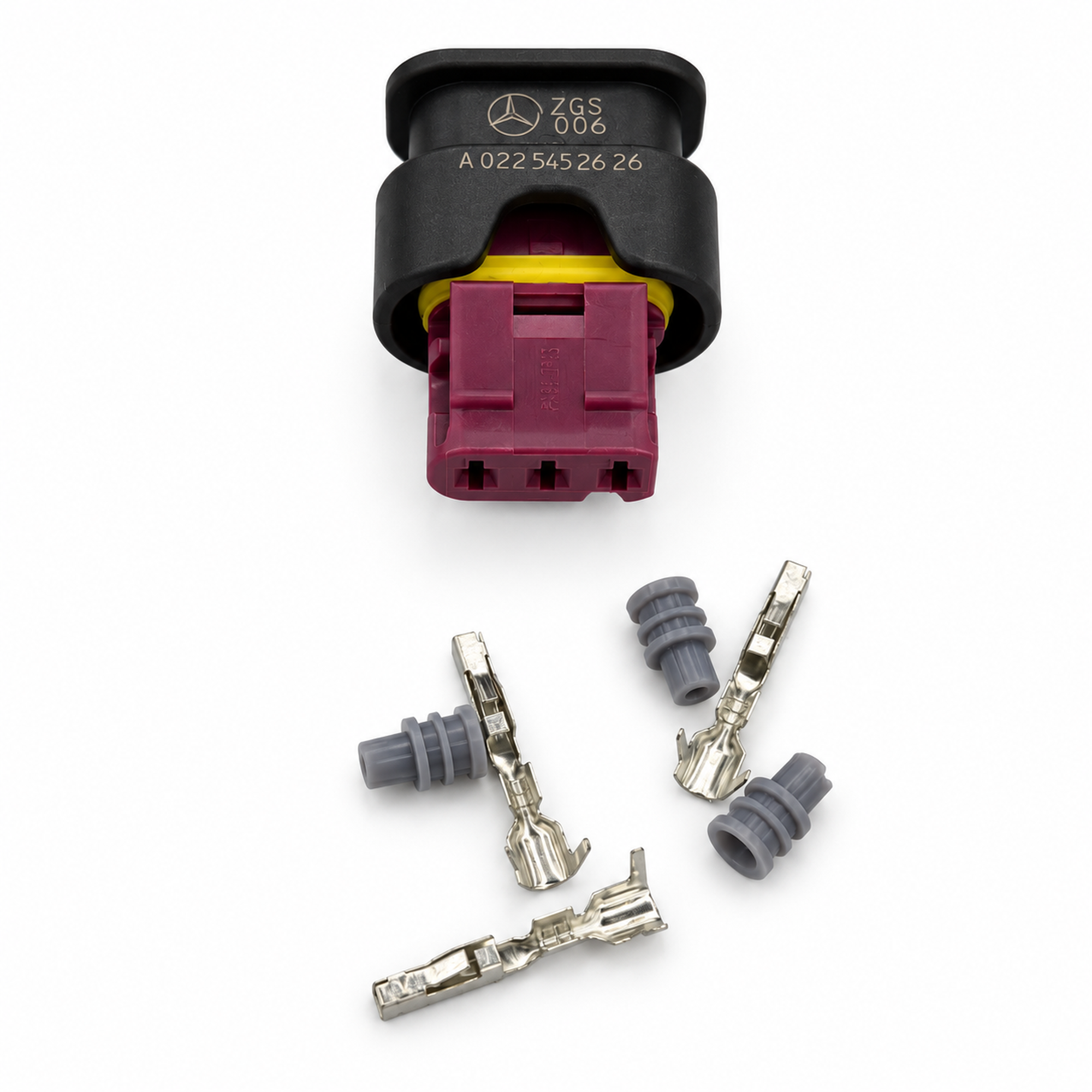 Parking Sensor Plug 3 Pin Connector A0225452626 805-121-504 for Benz BMW PDC – E325-3pin – image 3