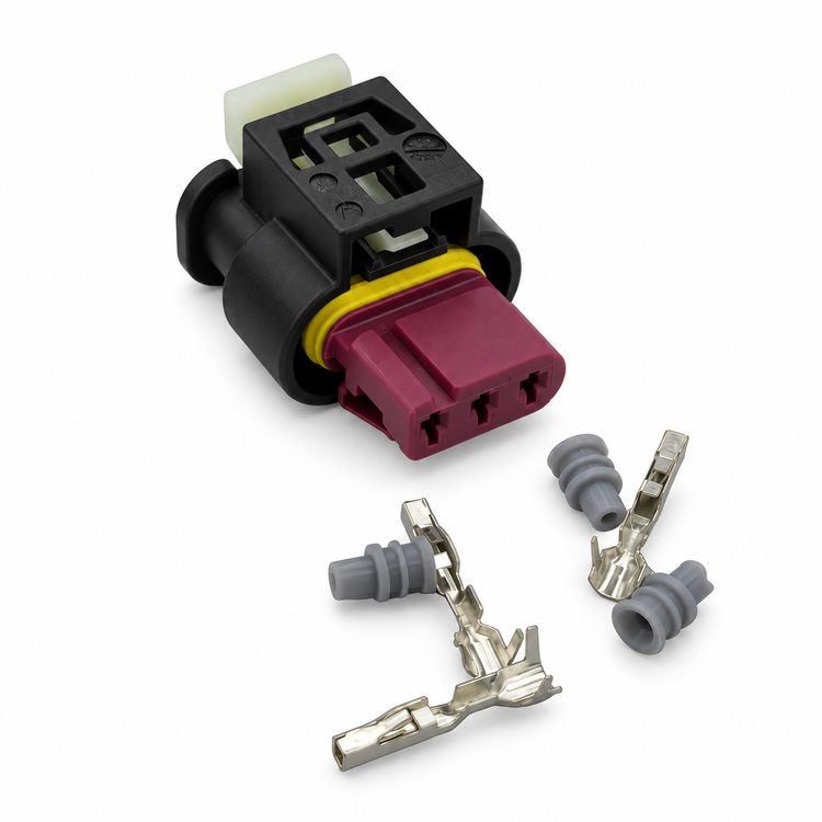Parking Sensor Plug 3 Pin Connector A0225452626 805-121-504 for Benz BMW PDC – E325-3pin – image 5