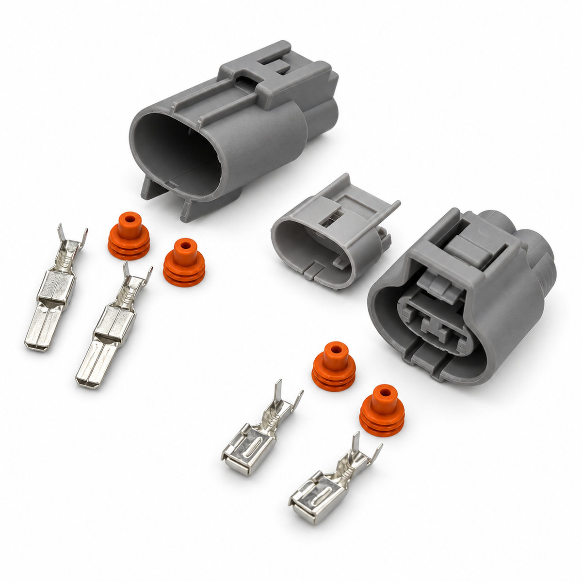 RAV4 Fan Plug 2 Pin Connector 176143-6 176146-6 Male Female Waterproof – E330-2pin-pack – image 3