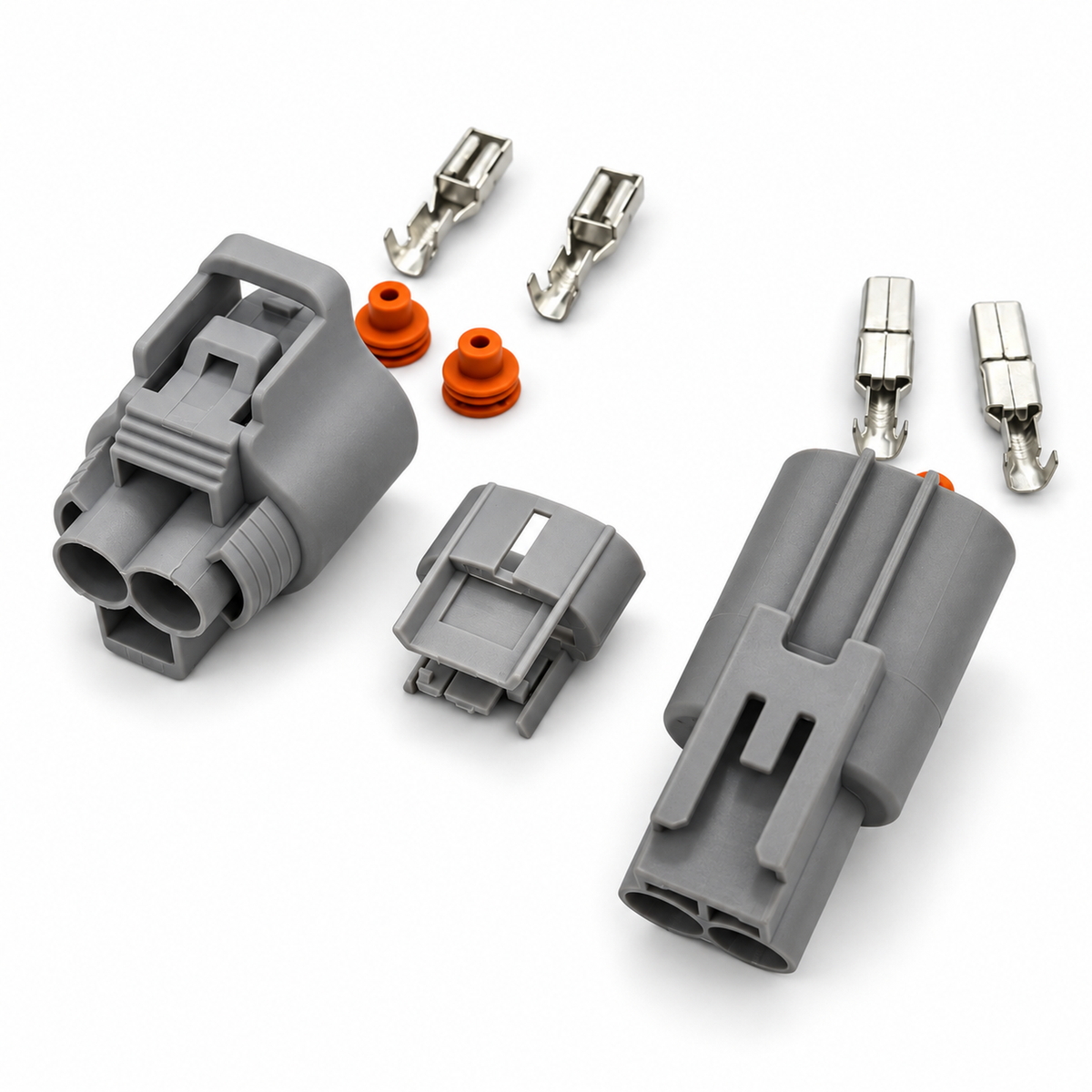 RAV4 Fan Plug 2 Pin Connector 176143-6 176146-6 Male Female Waterproof – E330-2pin-pack – image 4