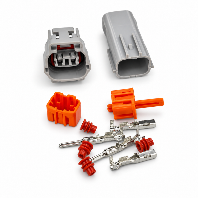 2 Pin Sumitomo DL Connector Kit 6195-0006 6195-0003 2.3mm 090 Male Female – E332-2pin-pack – image 2