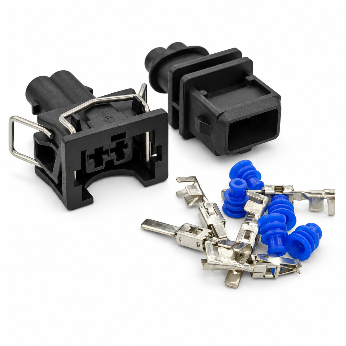 EV1 Injector Plug 2 Pin Kit 829441-1 037906240 106462-1 for VAG Male Female – E333-2pin-pack – image 1