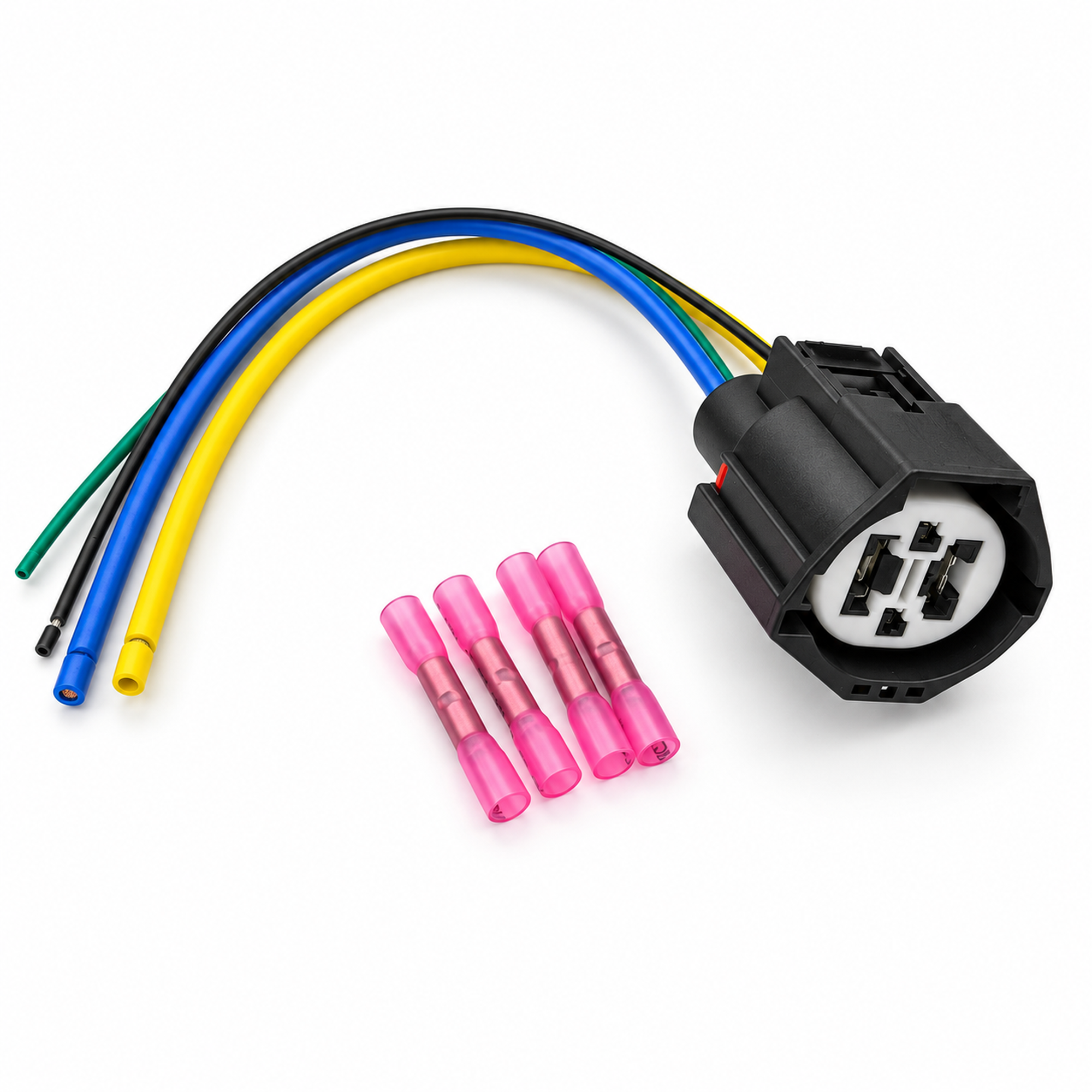 4 Pin Cooling Fan Module Plug Connector Repair Kit G82 for Volvo For Ford Prewired – E342-4pin-wired – image 1