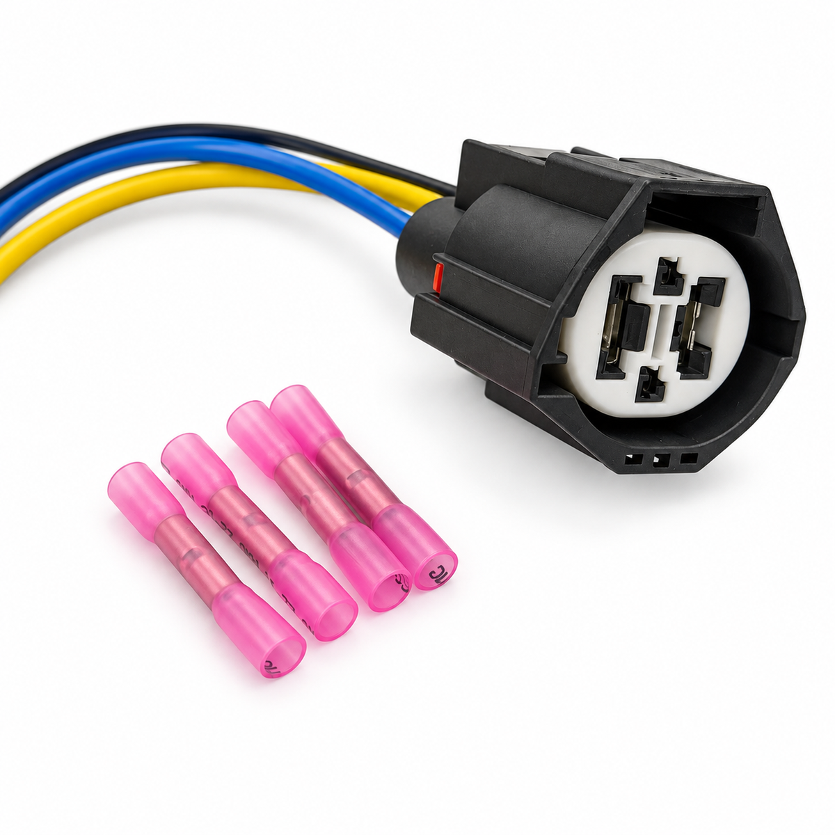 4 Pin Cooling Fan Module Plug Connector Repair Kit G82 for Volvo For Ford Prewired – E342-4pin-wired – image 2