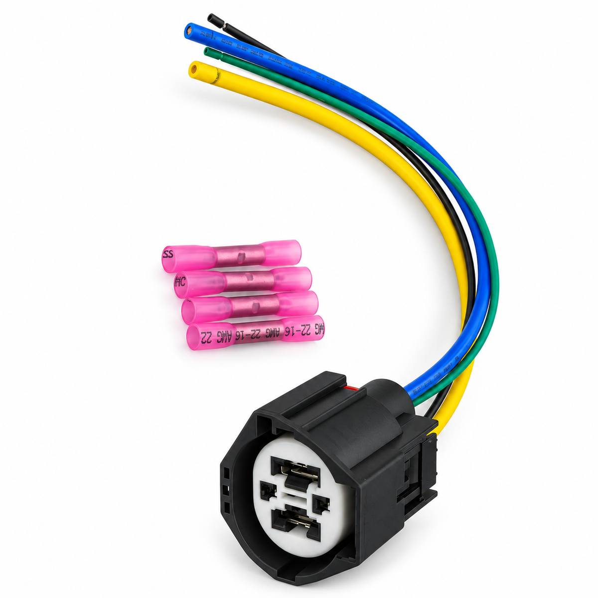 4 Pin Cooling Fan Module Plug Connector Repair Kit G82 for Volvo For Ford Prewired – E342-4pin-wired – image 4