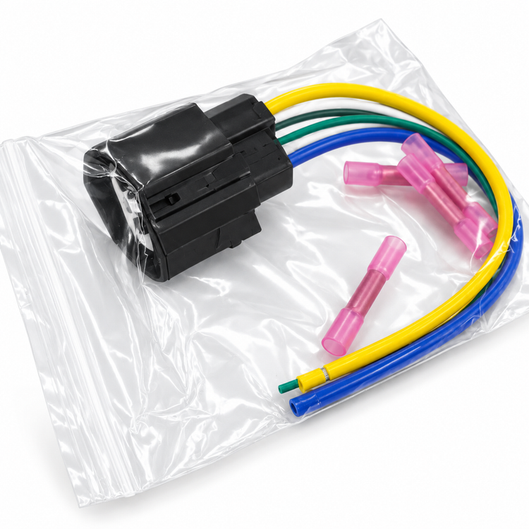 4 Pin Cooling Fan Module Plug Connector Repair Kit G82 for Volvo For Ford Prewired – E342-4pin-wired – image 7