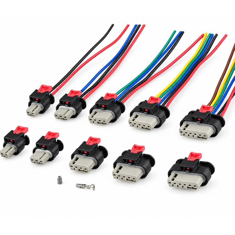 2 3 4 5 6 PIn Connectors For Tesla 35126383 35126375 35126369 35126363 35020435 – E352-2pin-wired – image 51