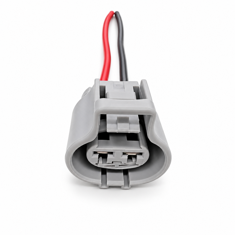 2 Pin Waterproof Connector Plug Prewired 12AWG for Radiator Fan Brake Booster Pump Ford Mazda – E367/2pin – image 2