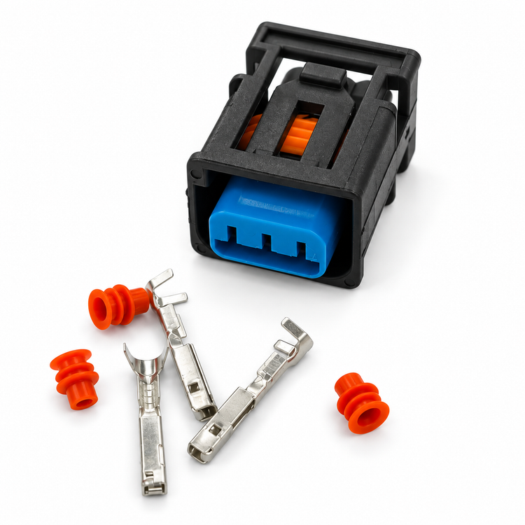 Ignition Coil Plug 3 Pin Connector 1W7T-14A464-MA for Ford Focus Honda – E373-3pin – image 1