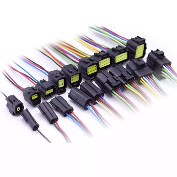 Econoseal Automotive Connectors AMP Waterproof 1 Pin, 2 Pin, 3 Pin, 4 Pin, 6 Pin, 8 Pin, 10 Pin & 16 Pin Prewired