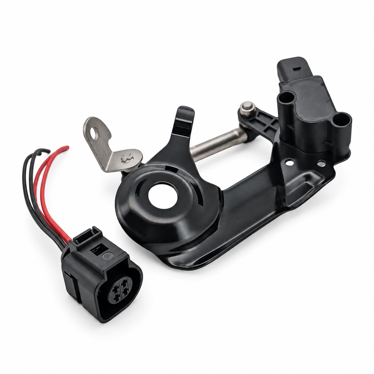 Rear Left Headlight Range Control Level Sensor and Connector for Audi A4 B8 A5 8T RS5 S5 | – !F001-F1D/&/D17 – image 1