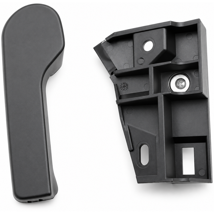 Left Hand Bonnet Latch Release Handle and Bracket for VW Bora Jetta Golf Beetle Polo for – !F022/E5C/hoodhandle – image 4