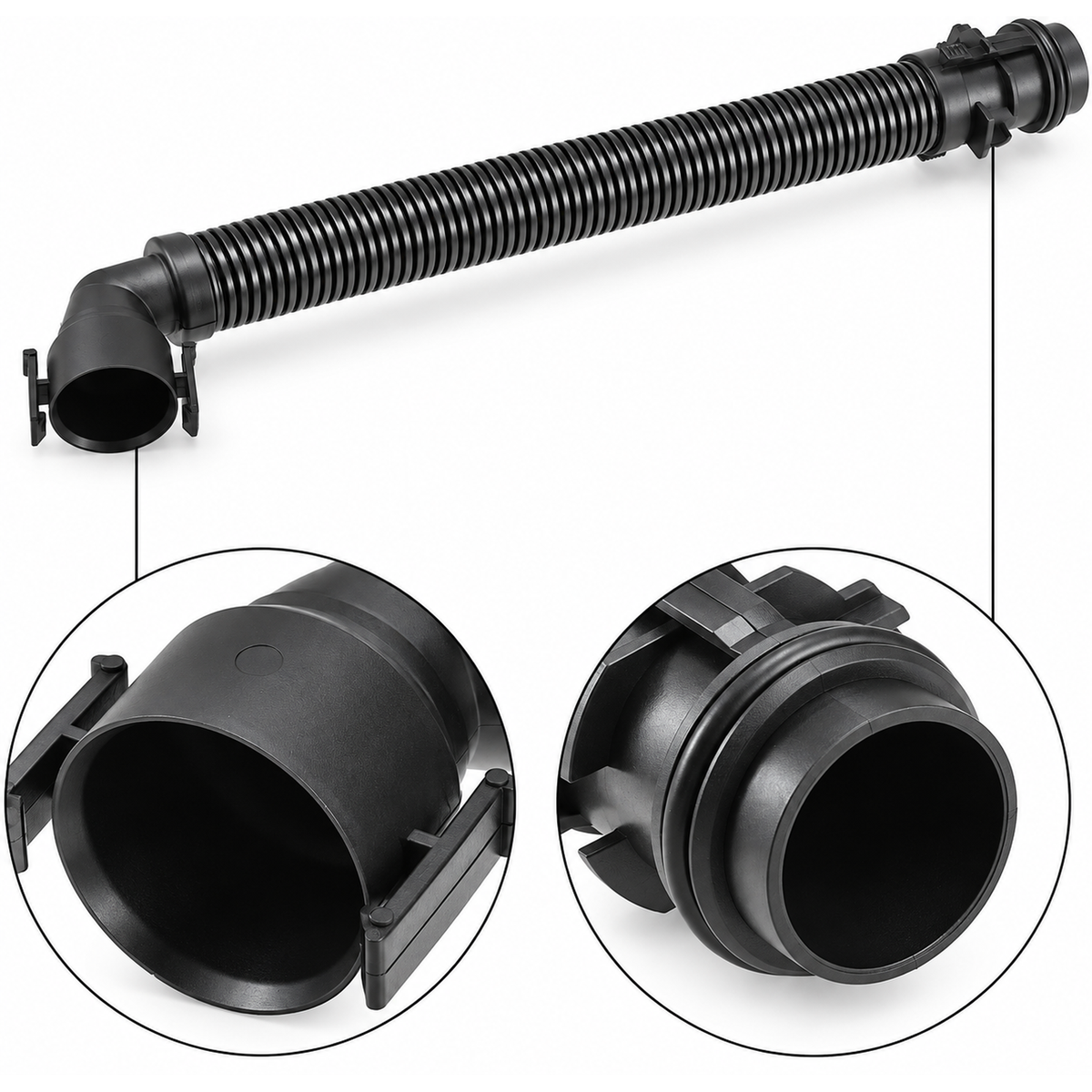 Air Intake Breather Hose Pipe for BMW 1 2 3 4 5 Series F20 F21 F22 F30 F34 F32 F33 F36 F10 F11 X1 – !F046/E1/pipe – image 1