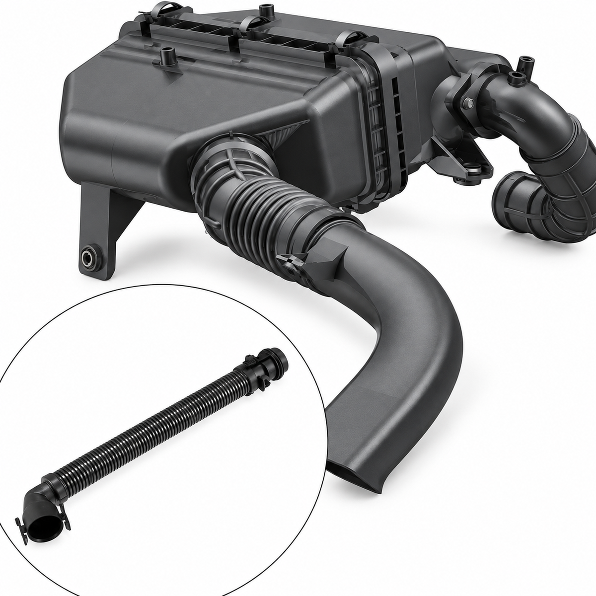 Air Intake Breather Hose Pipe for BMW 1 2 3 4 5 Series F20 F21 F22 F30 F34 F32 F33 F36 F10 F11 X1 – !F046/E1/pipe – image 5