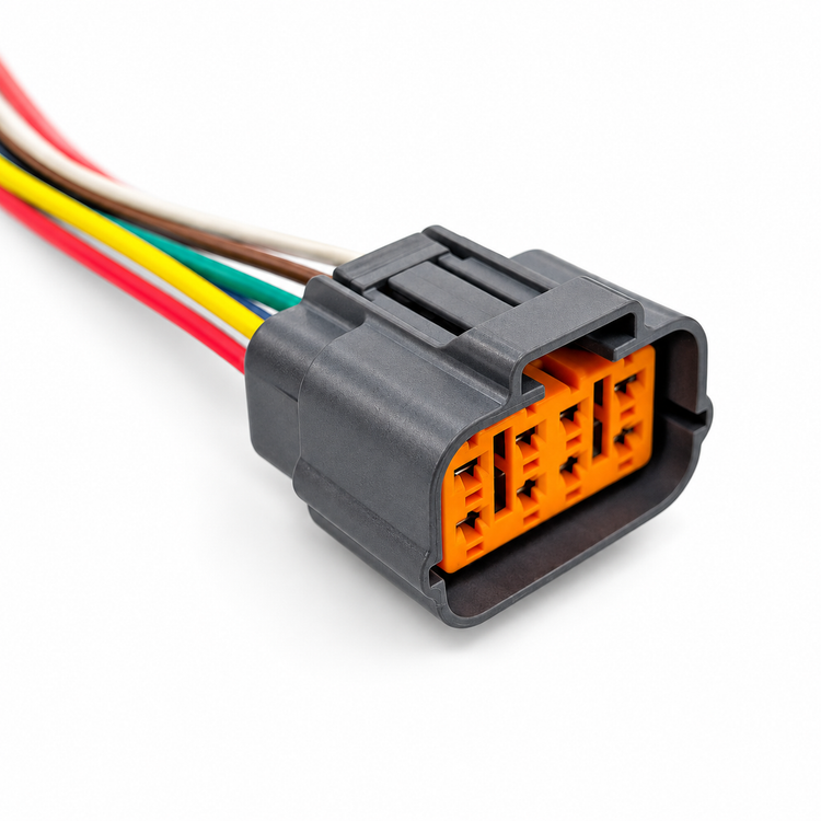 8 Pin Female Connector Socket Plug Prewired 8K0012 for Sensors Pumps Relays – F102/8Pin/Wired – image 1