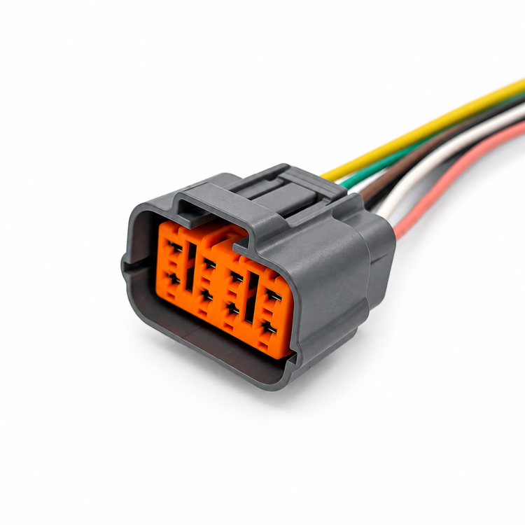 8 Pin Female Connector Socket Plug Prewired 8K0012 for Sensors Pumps Relays – F102/8Pin/Wired – image 3