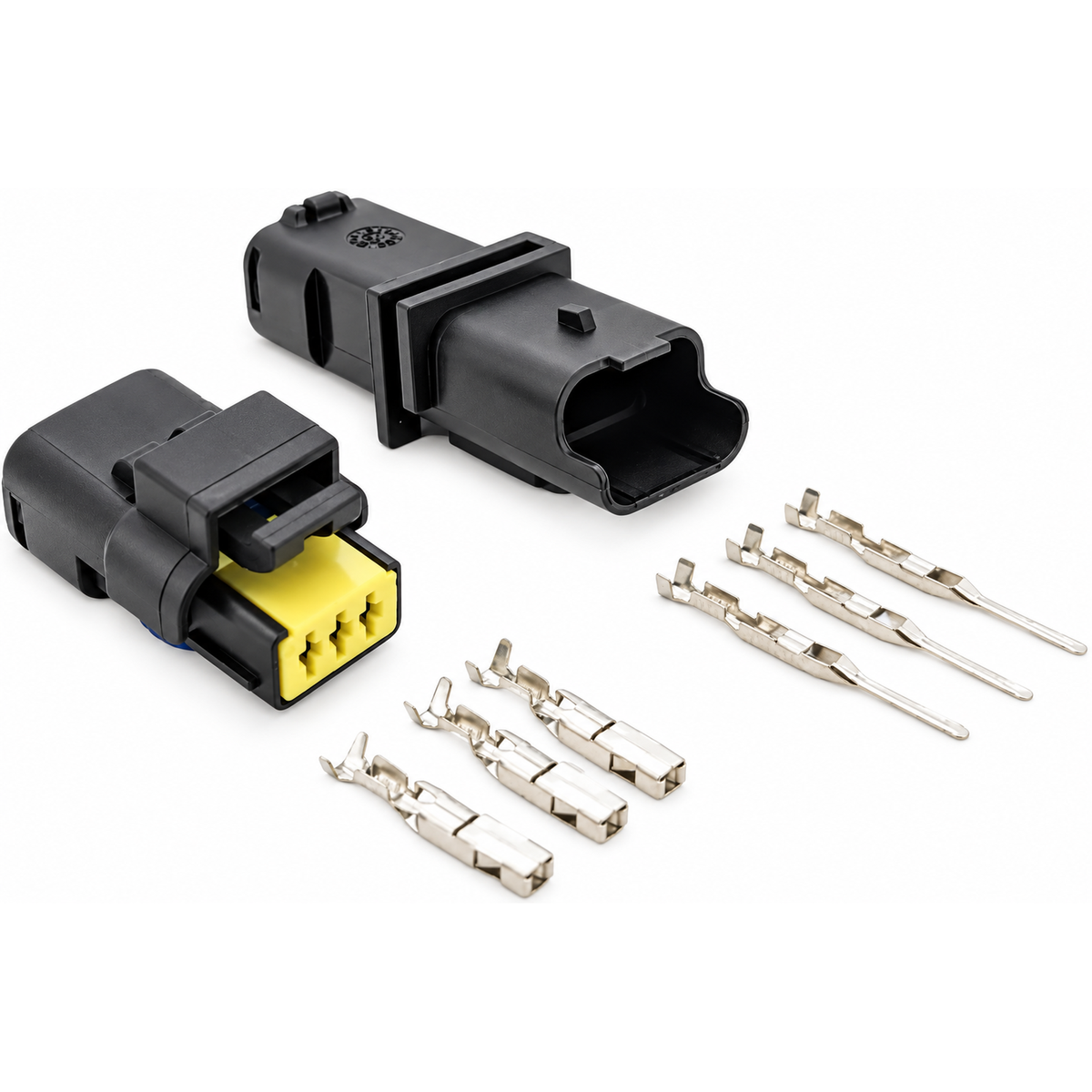 60pcs Male & Female FCI Sicma Car Automotive Waterproof Connector Kit Assortment Set 2, 3 & 4 Pin – FCI/60pcsSET – image 3