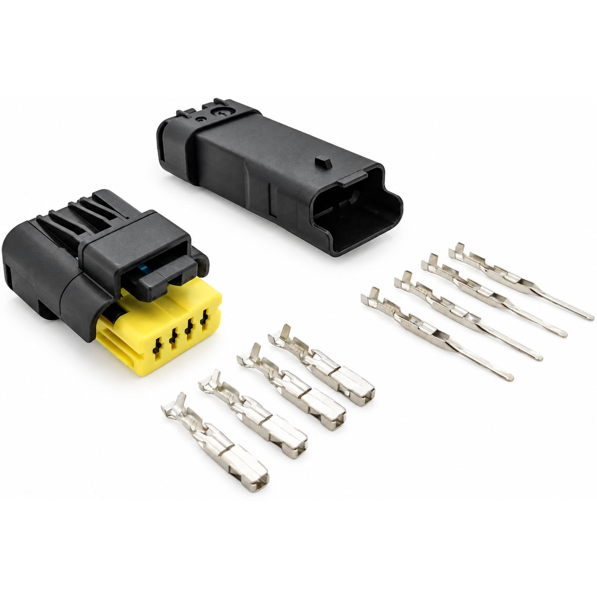 60pcs Male & Female FCI Sicma Car Automotive Waterproof Connector Kit Assortment Set 2, 3 & 4 Pin – FCI/60pcsSET – image 4
