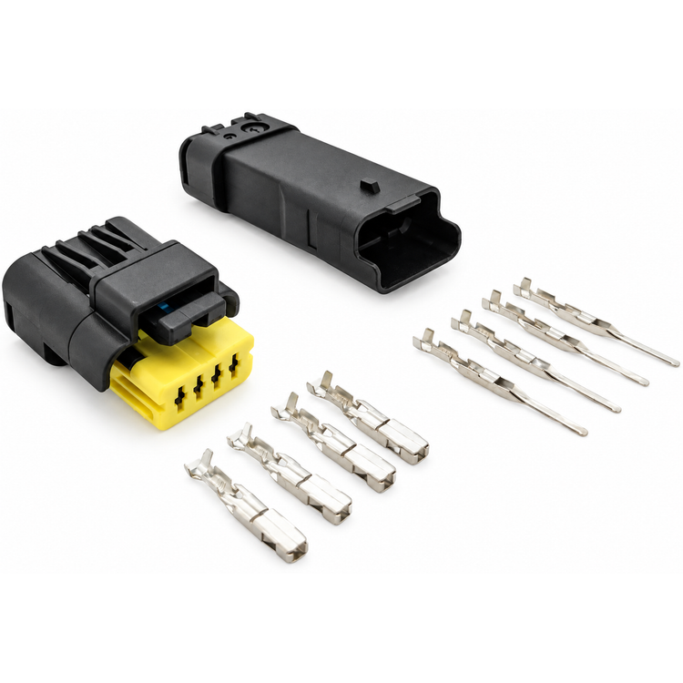 60pcs Male & Female FCI Sicma Car Automotive Waterproof Connector Kit Assortment Set 2, 3 & 4 Pin – FCI/60pcsSET – image 4