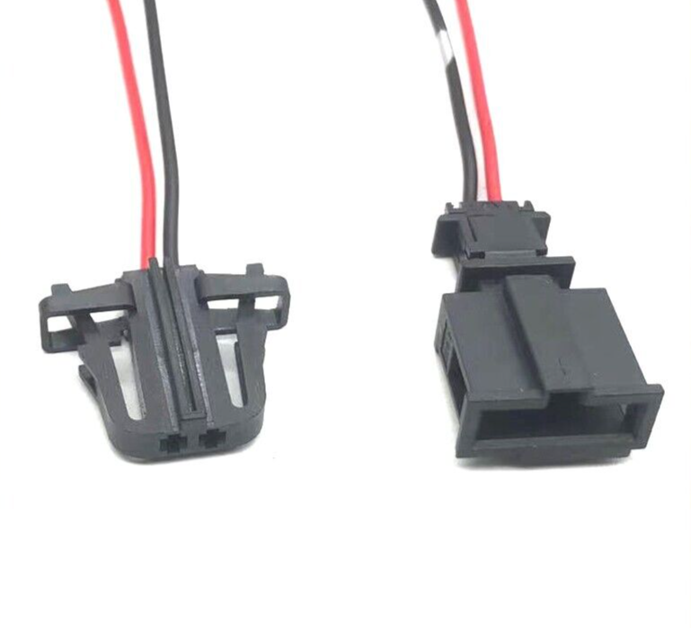 For AUDI VW Skoda 2 Pin Connector Plug Set Male & Female 3B0972712 1J0