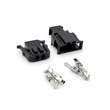 2 Pin Male & Female ABS Sensor Connector Plug Pair Unwired Kit - VW Golf Audi Seat Skoda 1J0972923 191972712 191972702