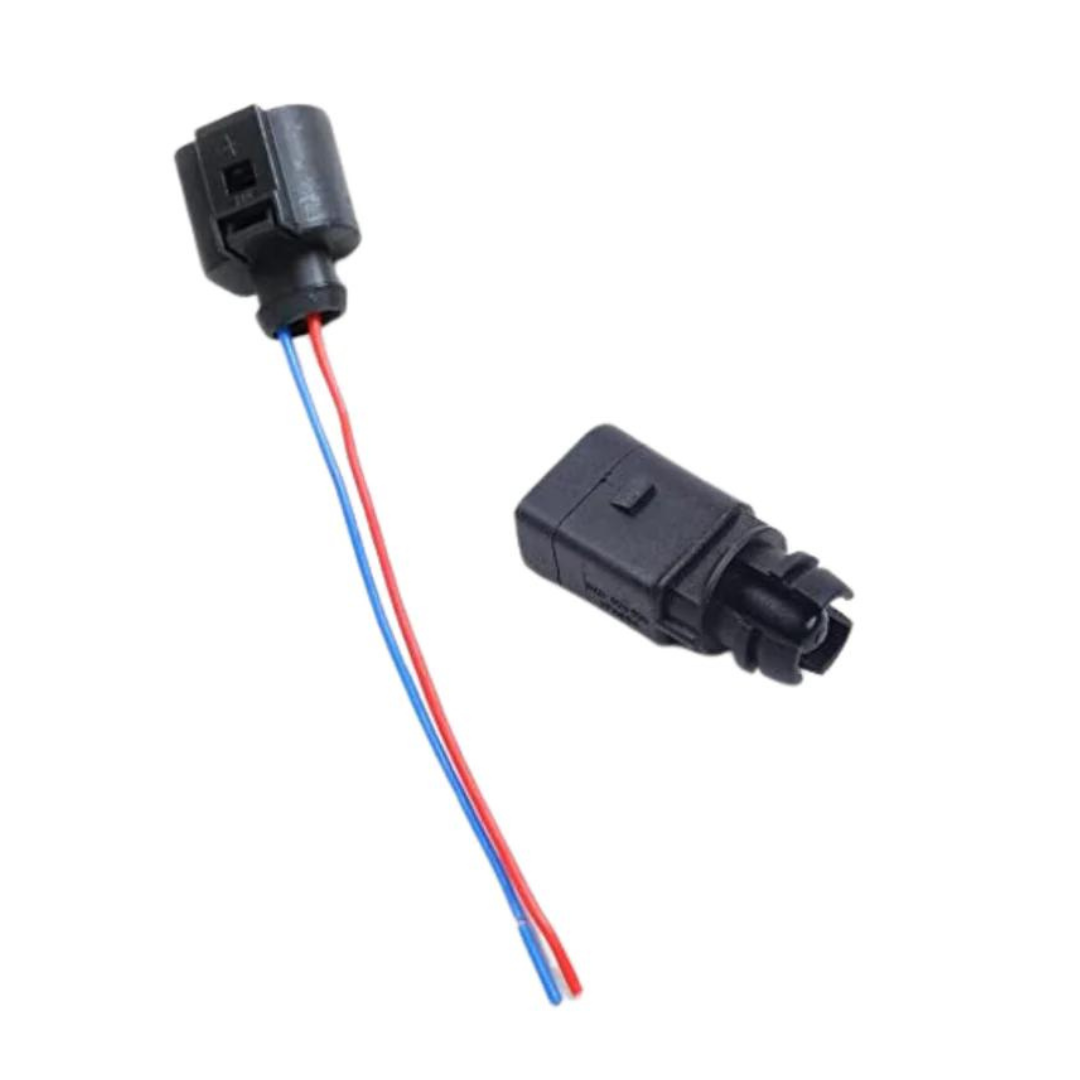 For VW Audi External Air Ambient Temperature Temp Sensor With 2 Pin Connector And Wires