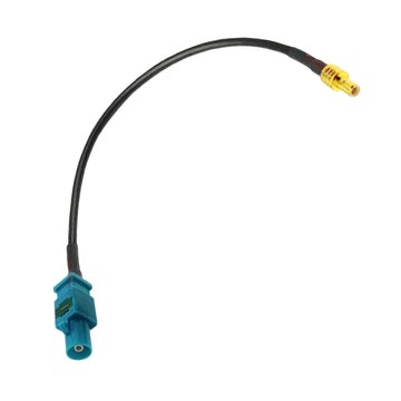 15cm DAB Antennenkabel Fakra Z Stecker auf SMB Buchse RG174 Adapter DAB AM FM Radio passend für Blaupunkt Pioneer Clarion Kenwood Alpine JVC