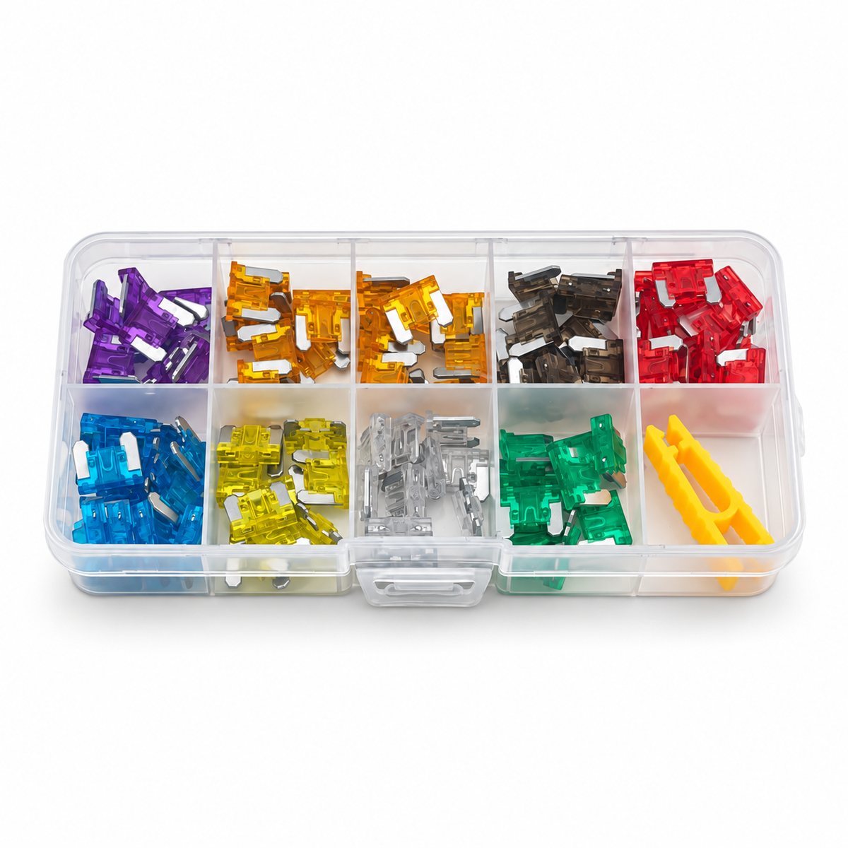 100pcs micro blade fuse assortment kit with fuse puller