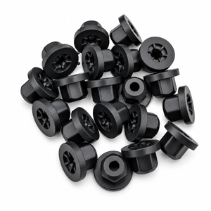 20x Front Wheel Arch Liner Plastic Nuts M6 Screw Retainer Clips for Range Rover Evoque Jaguar RYH500780 XR846656 XR87606