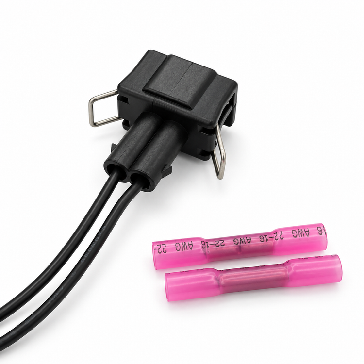 2 Pin Repair Kit For VW Like 357972752 Skoda Seat AUDI Female #C47 - Unwired Kit With Terminals Seals – GB-07/C035 – image 3