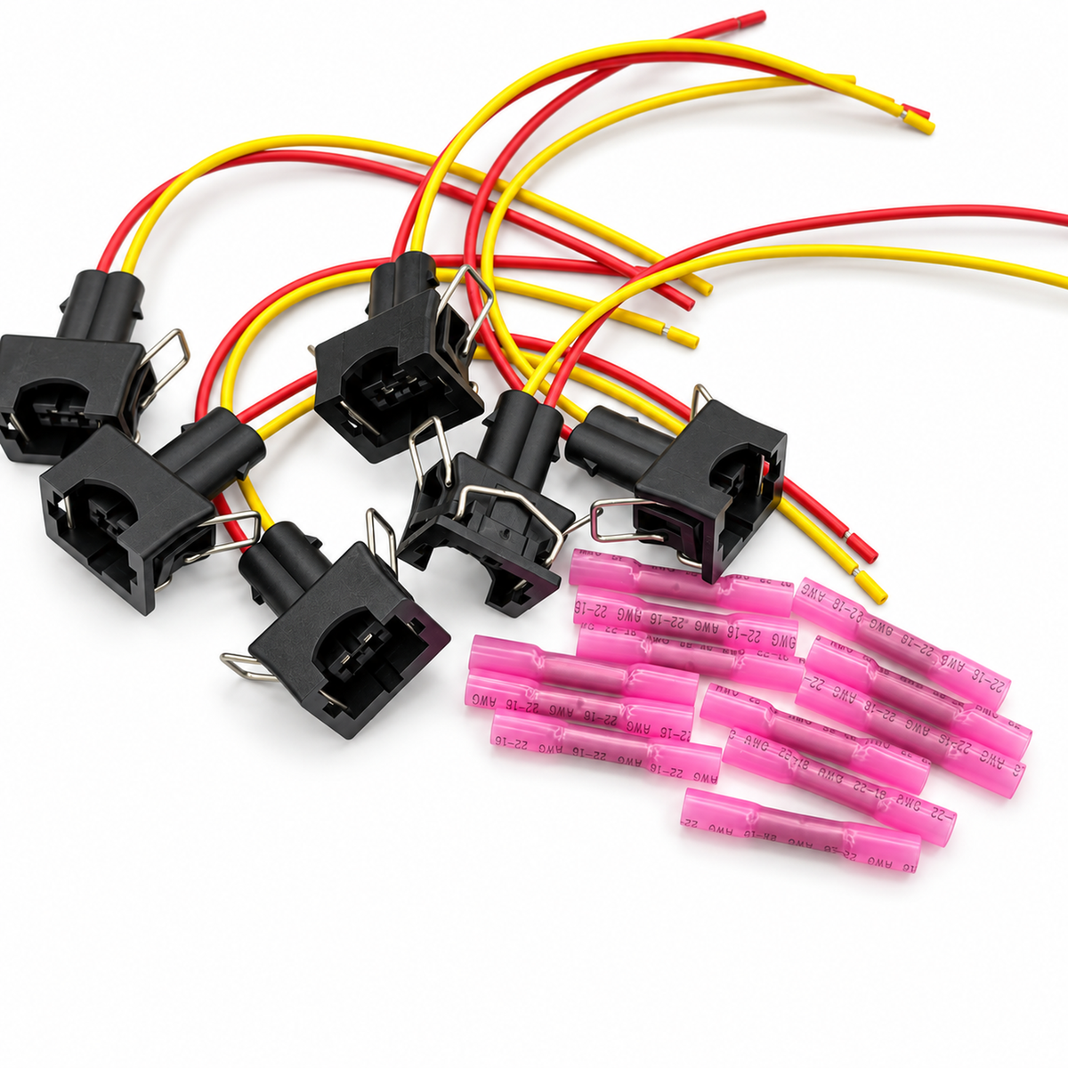6pcs 2 Pin Fuel Injector Plug Connector For Bosch EV1 037906240 1287013003 Kit 6pcs – GB-08/C119 – image 4