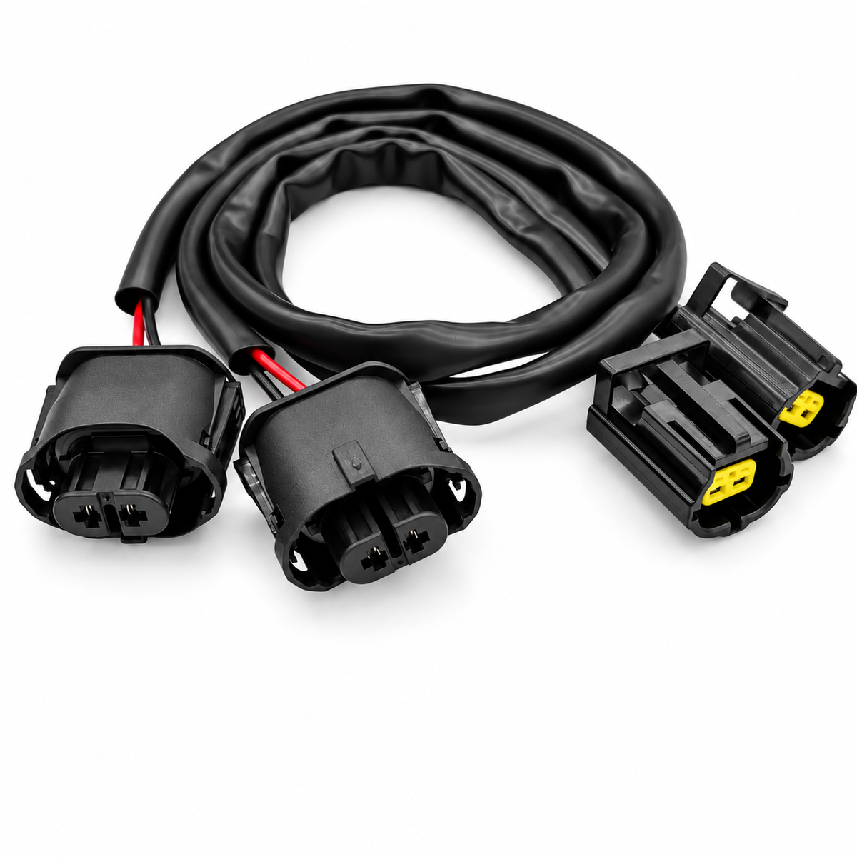 2 Pin Land Rover Discovery 2 TD5 V8 Front Fog Lamp Adapter Harness Pair Prewired – GB-18/C301 – image 1