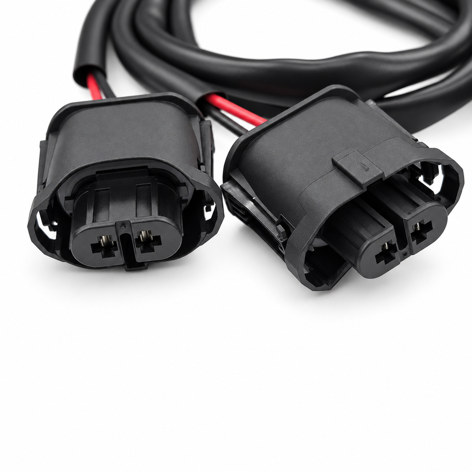 2 Pin Land Rover Discovery 2 TD5 V8 Front Fog Lamp Adapter Harness Pair Prewired – GB-18/C301 – image 4