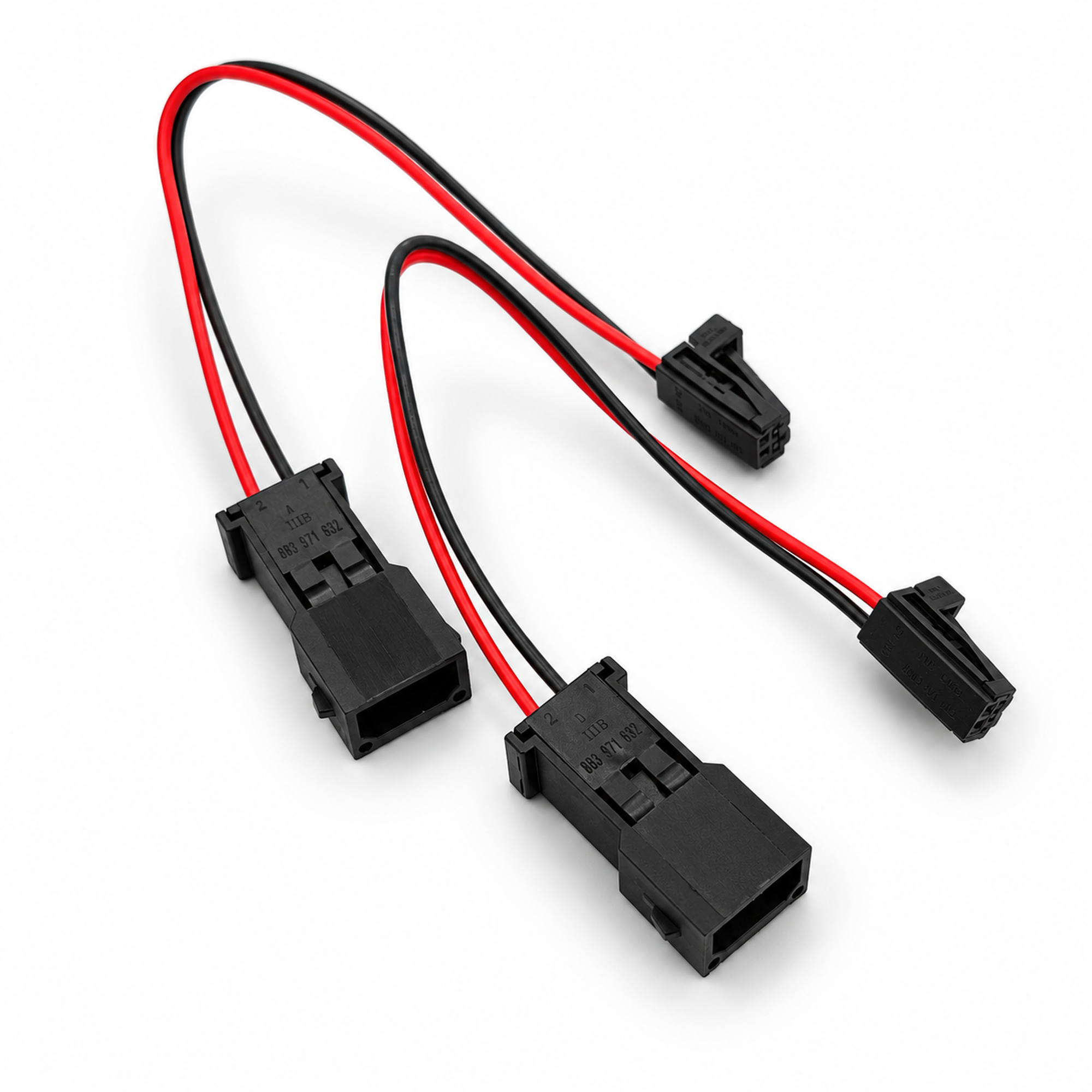2 Pin Audi Door Entry LED Logo Puddle Light Adapter Harness 4G0052133-G Pair – GB-24/C314 – image 3