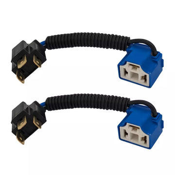 2 Stück H4 Stecker auf Buchse Keramik-Scheinwerfer-Verlängerungsstecker Winkeladapter