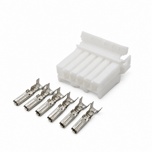 6 Pin Multi-lock Male Connector & Terminals Pins for Harley Davidson 73156-96BK 73191-96 174923-2 – H525 – image 1