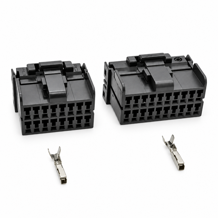 16 Pin Instrument Warning Lights Connectors & Terminals for DEFENDER TD5 Clocks, Gauges YPC10174 – H527andH528 – image 3