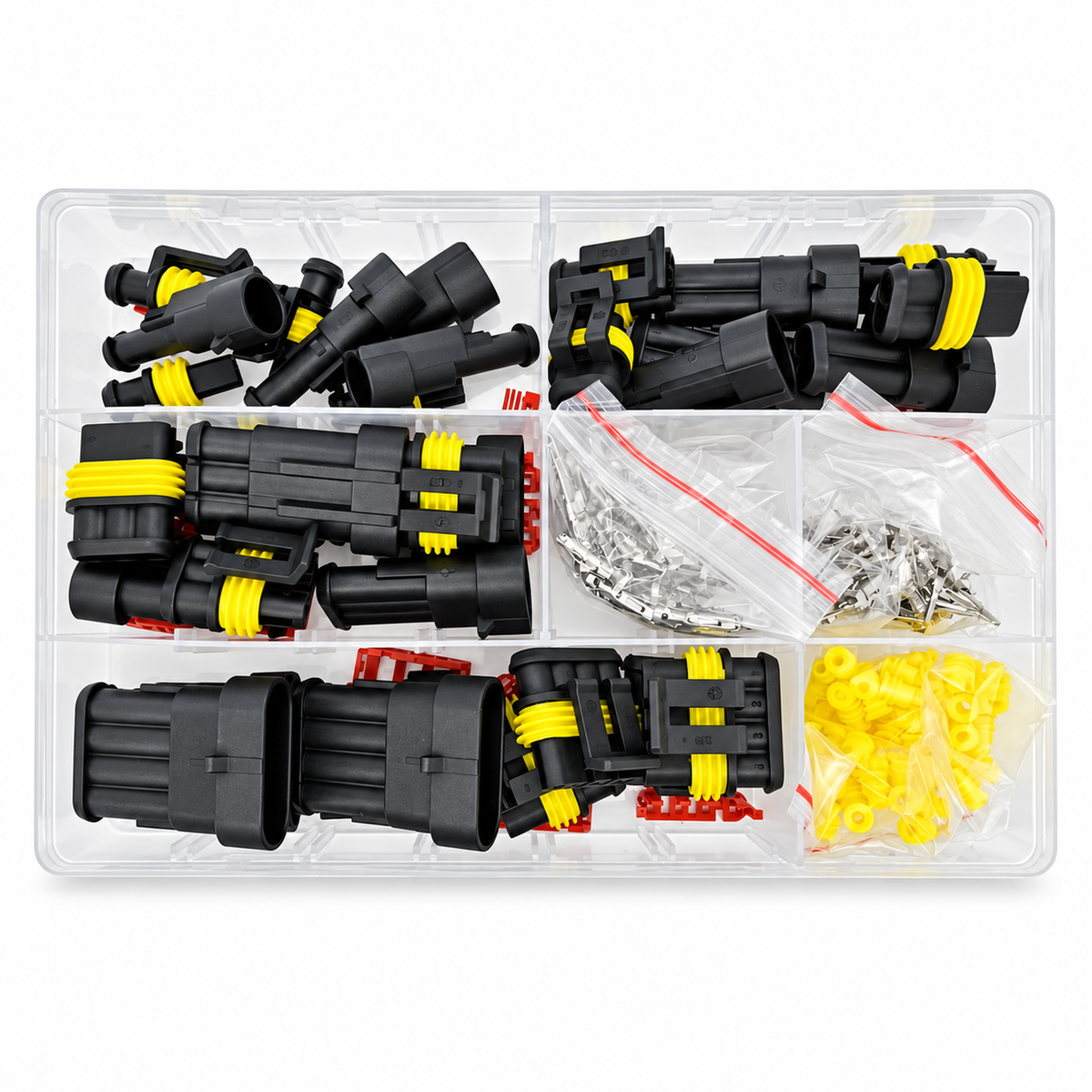 193pc Superseal Automotive Electrical Connector Assortment Kit Inc Crimping Tool – H567/TOPL/SupersealKit+Tool – image 1