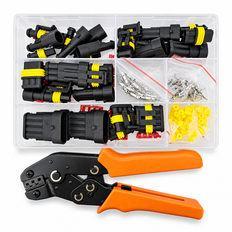 193pc Superseal Automotive Electrical Connector Assortment Kit Inc Crimping Tool – H567/TOPL/SupersealKit+Tool – image 3