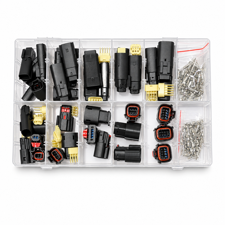 36pcs Molex MX150 Male & Female Connector Set & Pins Kit fits Harley Davidson etc. - 2, – H569/E1/MolexKit/36pcs – image 8
