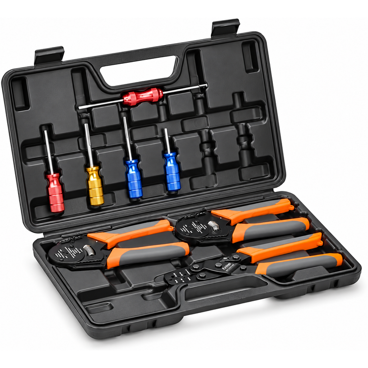 8pcs Terminal Crimp Tool Kit for Deutsch Connectors - Closed Barrel and Open Barrel Crimper, – H680/Deutsch-kit – image 5