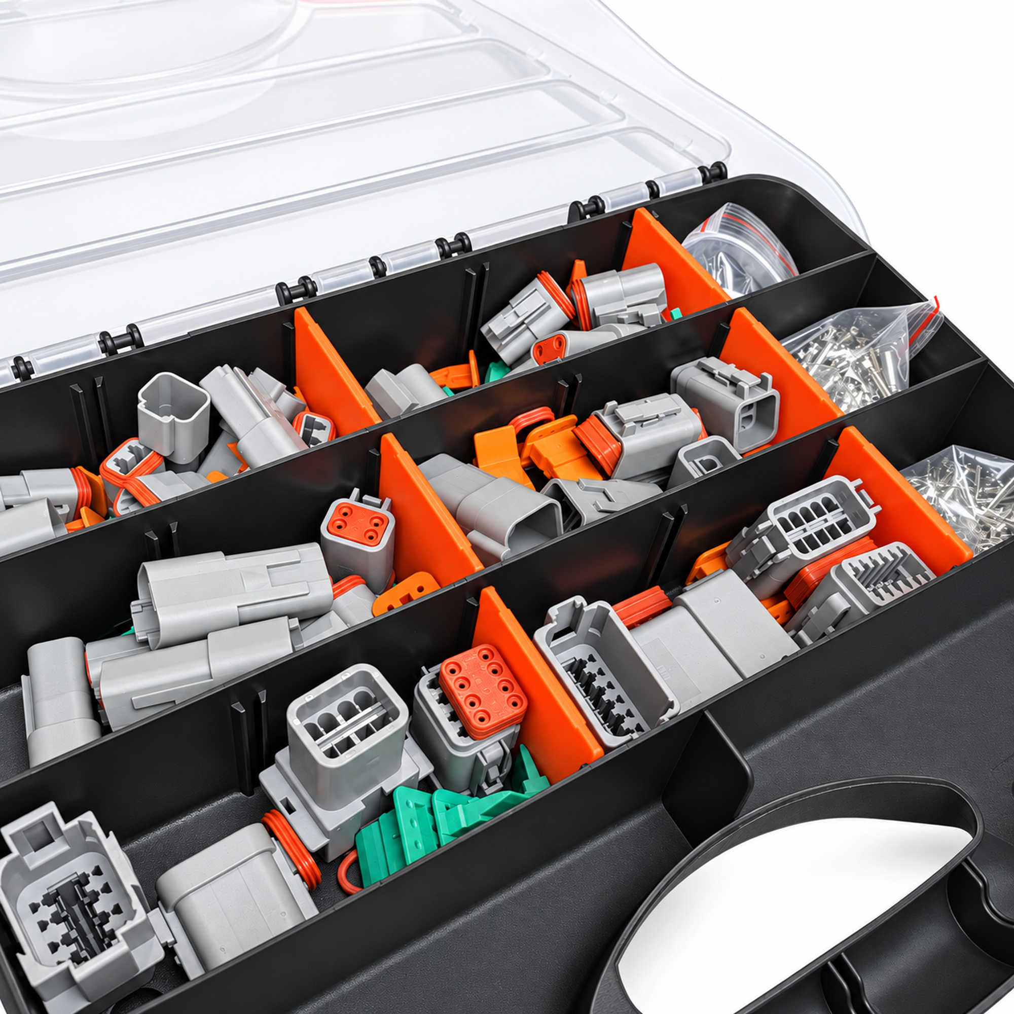 68pcs Automotive Electrical Male & Female Connector Set for Deutsch DT Series – H690/DT68pcs/without-tool – image 2