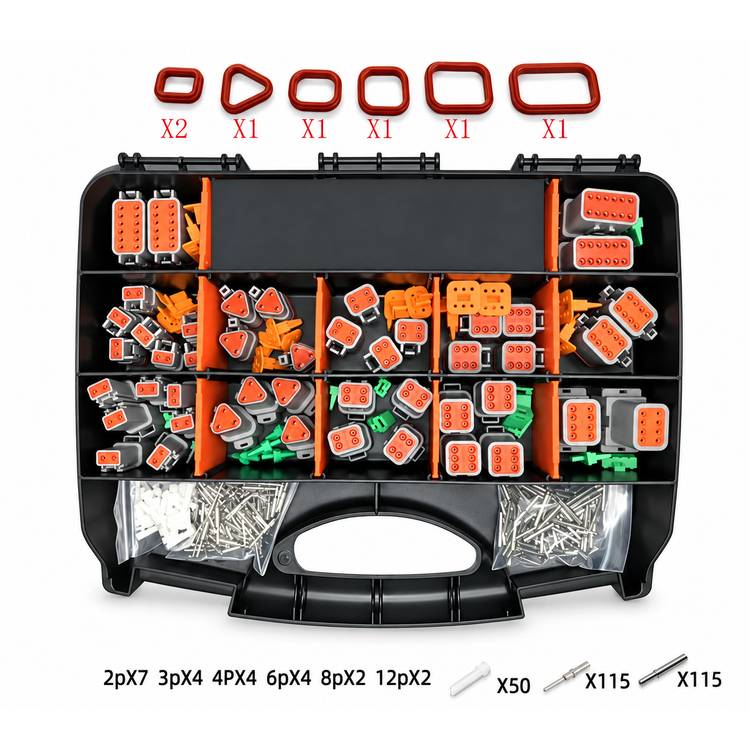68pcs Automotive Electrical Male & Female Connector Set for Deutsch DT Series – H690/DT68pcs/without-tool – image 5