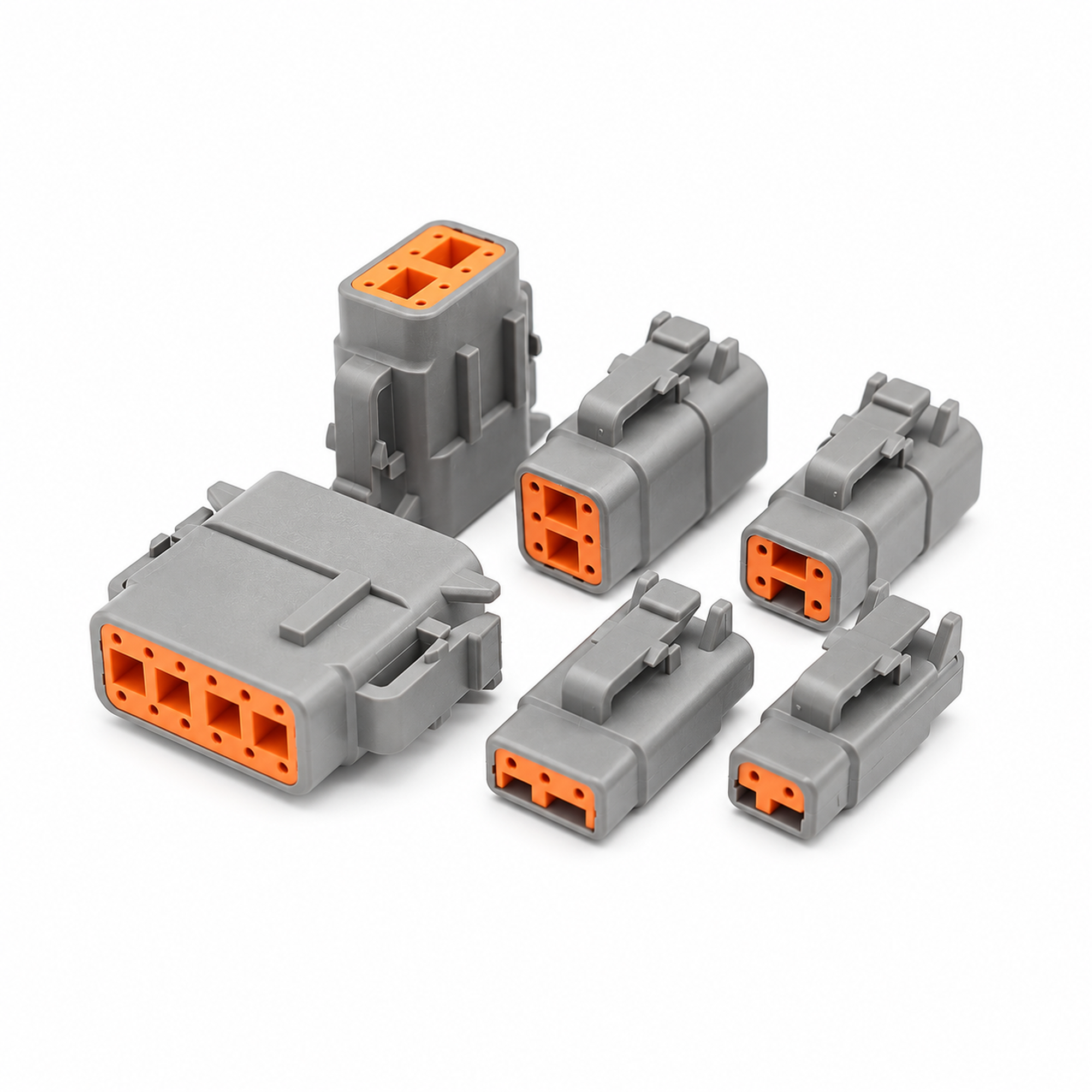 46pcs Deutsch DTM Connector Assortment Box - 12, 8, 6, 4, 3 & 2 Pin Electrical Plug Set – H815/NO-tool-46pcsDTMkit – image 4