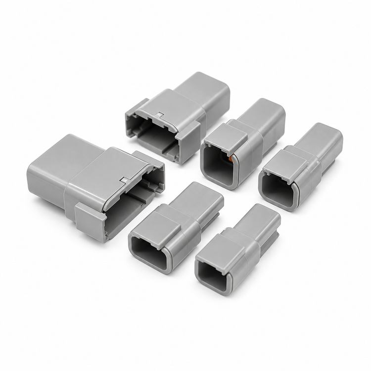 46pcs Deutsch DTM Connector Assortment Box - 12, 8, 6, 4, 3 & 2 Pin Electrical Plug Set – H815/NO-tool-46pcsDTMkit – image 5