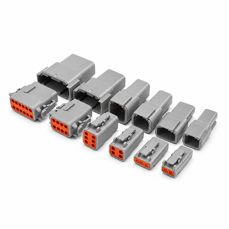 46pcs Deutsch DTM Connector Assortment Box - 12, 8, 6, 4, 3 & 2 Pin Electrical Plug Set – H815/NO-tool-46pcsDTMkit – image 6