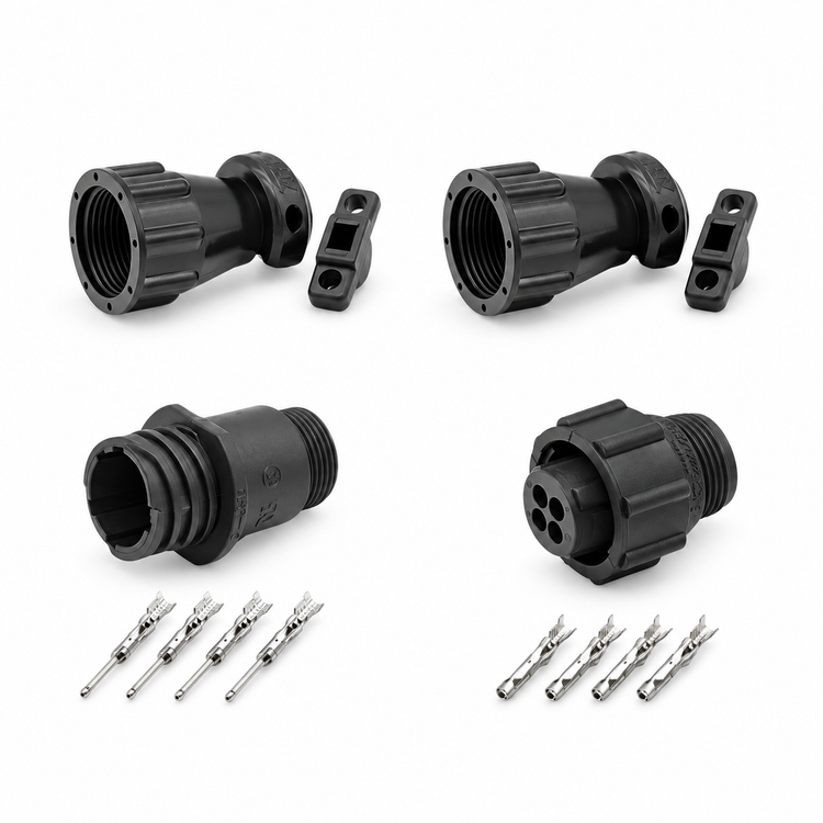 4, 9 & 14Pin AMP TE SMEMA - Male & Female Connectors 182658-1 206153-1 206062-4 – HOT/A04.Y/SMEMA/4pin – image 1